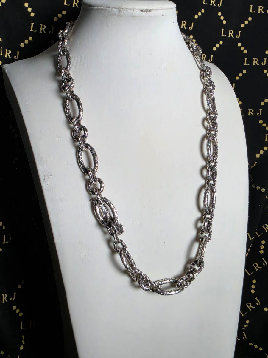 JAI by John Hardy Solid Sterling Silver Heavy Gauge Box Link Chain - The Jewelry Revival