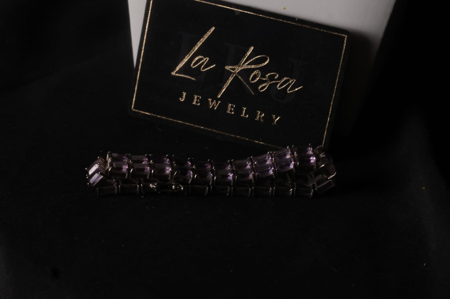 Brazilian Amethyst Statement Bracelet