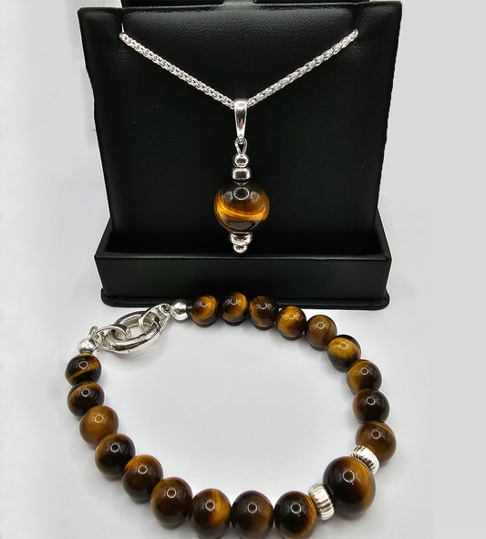 YELLOW TIGER EYE SET