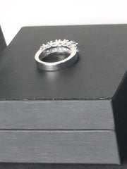 Tanzanite Sterling Silver Five-Stone Ring – Size 6