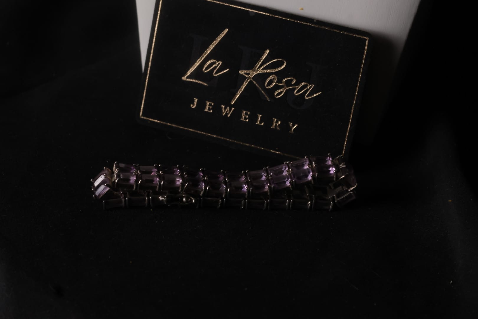 Brazilian Amethyst Statement Bracelet