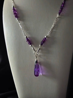 The Aurora Borealis ~ One Of A Kind Necklace Bi Colour Alexandrite Necklace