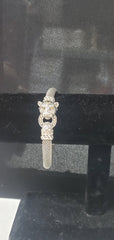 Rare JAI by John Hardy Sterling Silver &amp; 14K Leopard Mesh Bracelet — 25.42g