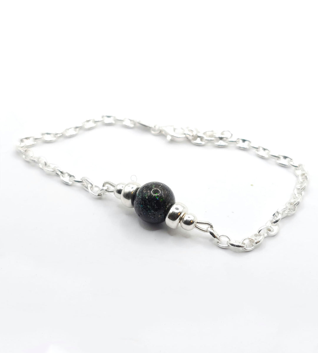 BLACK OPAL MINIMALIST BRACELET