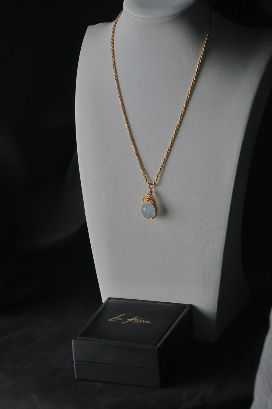 Aquamarine - One-of-a-kind Pendant Necklace