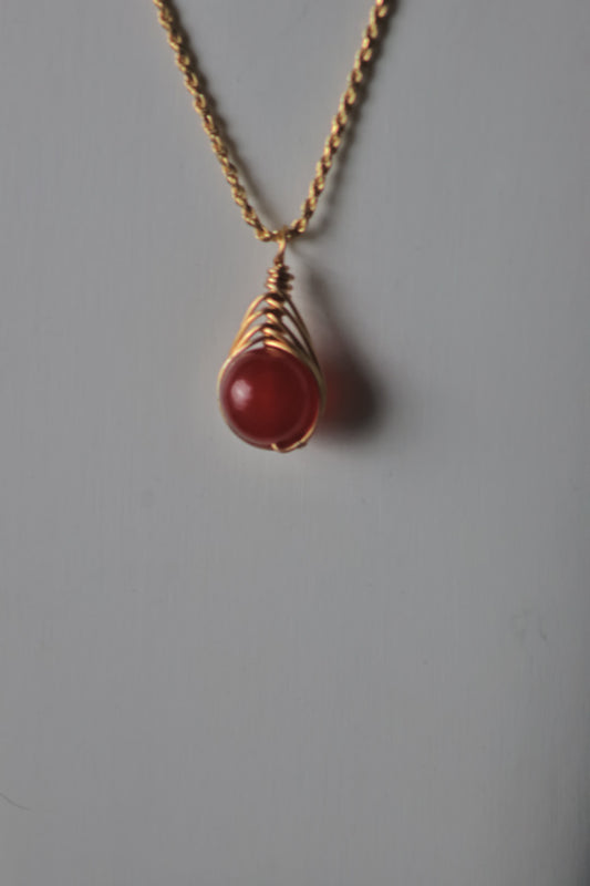 Carnelian - One-of-a-kind Pendant Necklace