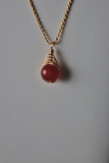 Carnelian - One-of-a-kind Pendant Necklace
