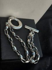 Barry Kieselstein-Cord KC Studio 2007 Sterling Silver Snake Toggle Bracelet