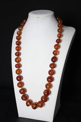 Vintage Baltic Amber Bead Necklace
