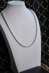 Sterling Silver Woven Chain Necklace