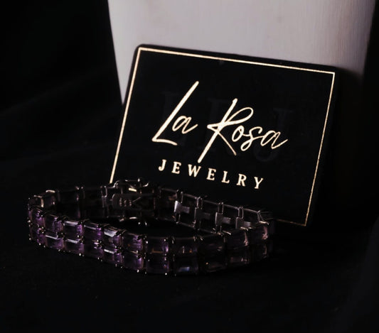 Brazilian Amethyst Statement Bracelet