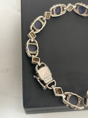 Sodalite 925 Sterling Silver Bracelet – Virgo Gift