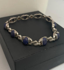 Sodalite 925 Sterling Silver Bracelet – Virgo Gift