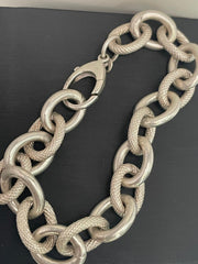 Sterling Silver Charm Bracelet – 7.5 Inches Long