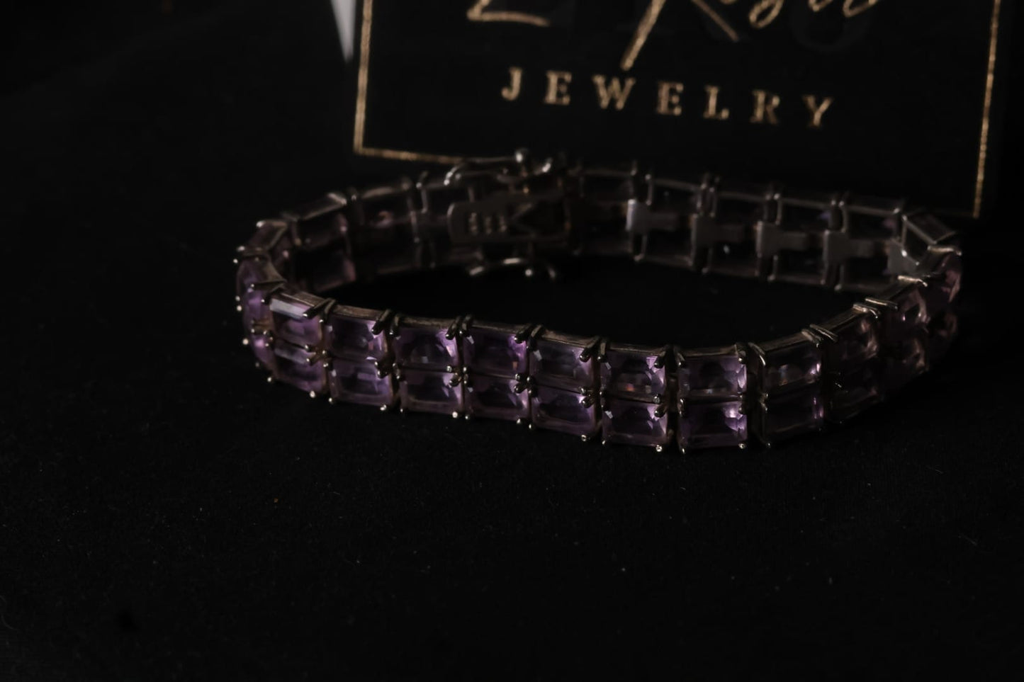 Brazilian Amethyst Statement Bracelet