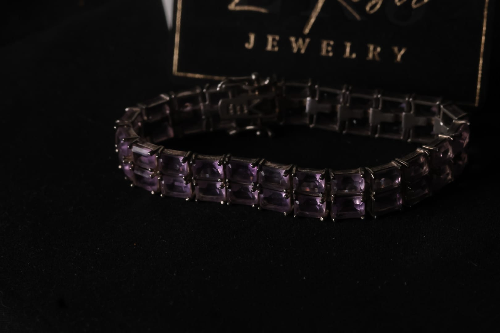 Brazilian Amethyst Statement Bracelet