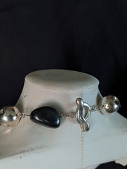 RLM Studio 925 Sterling Silver & Hematite Necklace – 20 in – product image 1