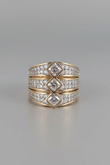 Vintage Panetta Rhinestone Statement Ring – product image 1