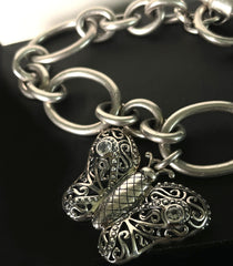 KC Studio Butterfly Charm Bracelet