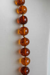 Vintage Baltic Amber Bead Necklace