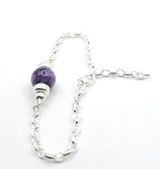 CHAROITE MINIMALIST BRACELET