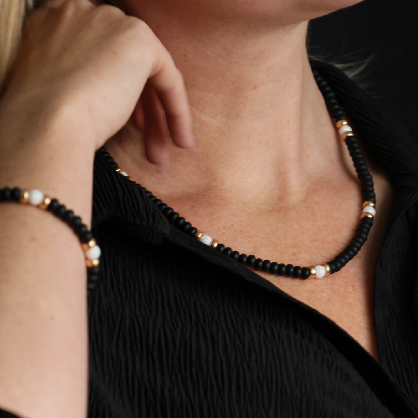 WHITE OPAL + BLACK ONYX FULL SET