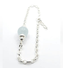 AQUAMARINE MINIMALIST BRACELET