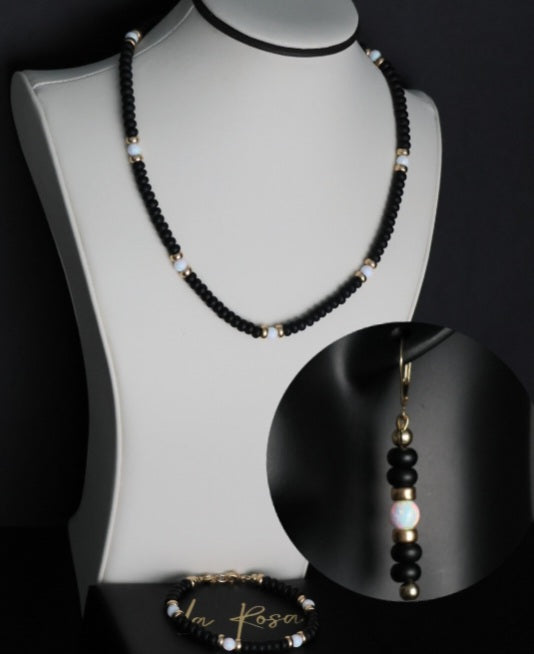 WHITE OPAL + BLACK ONYX FULL SET
