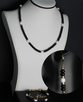 WHITE OPAL + BLACK ONYX FULL SET