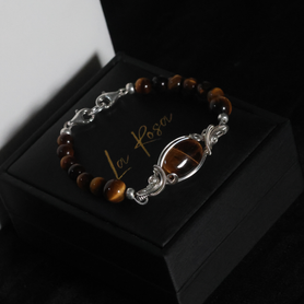 Yellow Tiger Eye Wire Wrap Bracelet